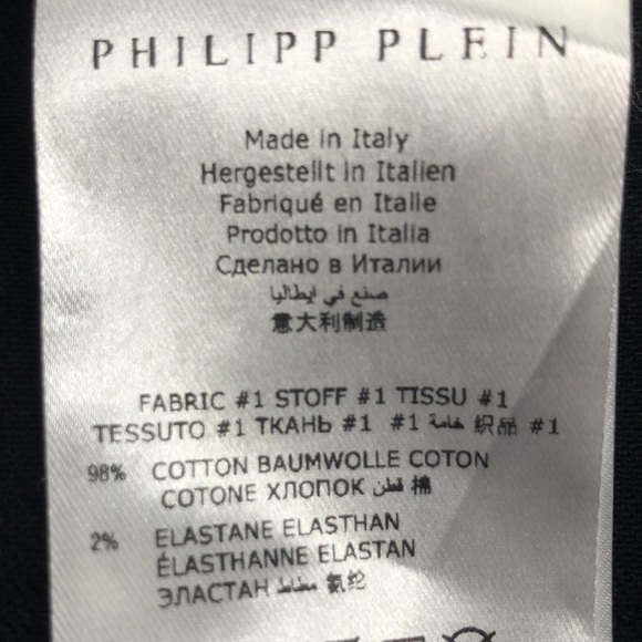 PHILIPP PLEIN MISS HIGH WAIST JEGGING LOGO STRIPES - Picture 16 of 16